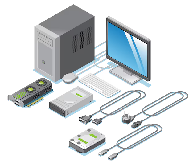 Image depicting computer parts